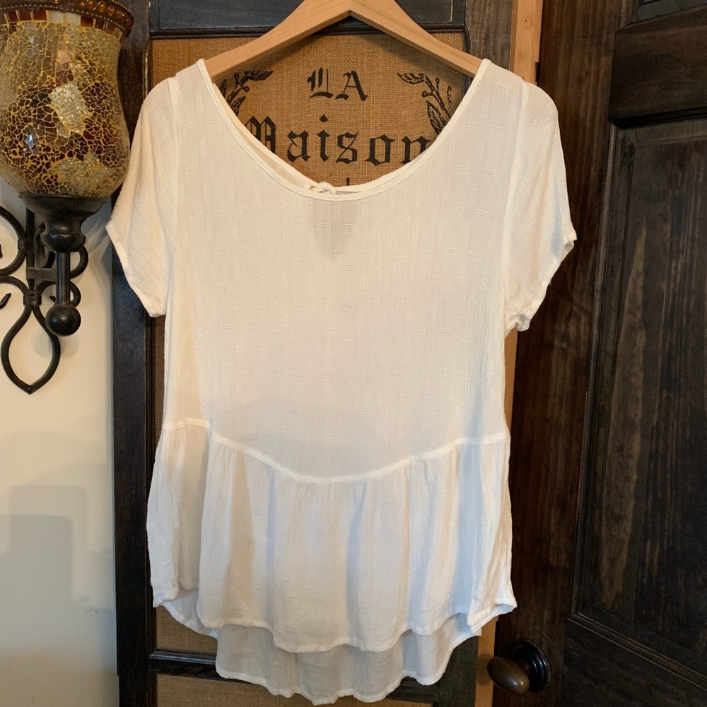 Color Thread White Top